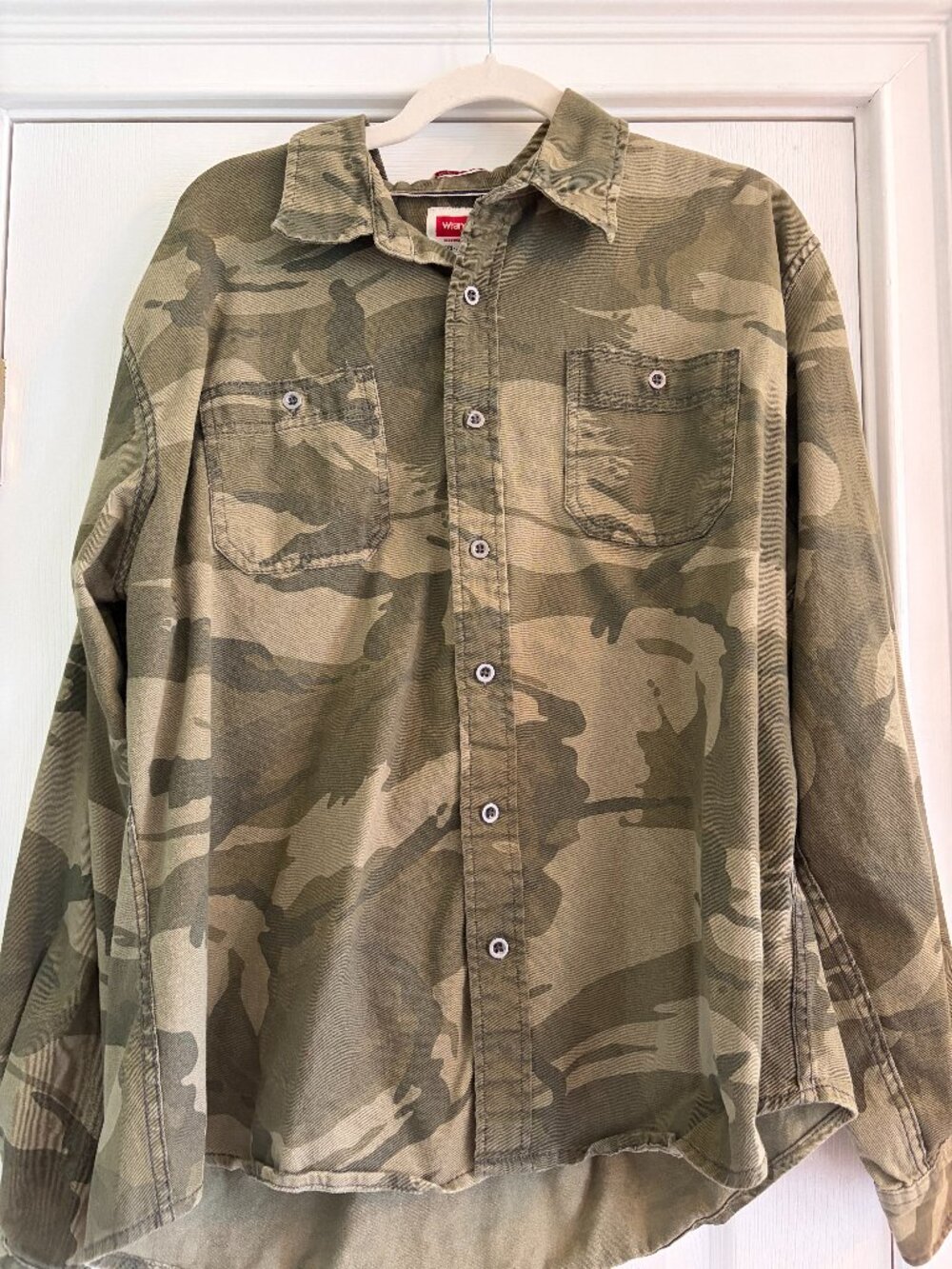 Wrangler Camouflage Utility Shirt Jacket XL